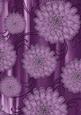 Purple Painted Big Floral A4 Backing Paper