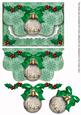 Winter Pub Bauble Flap Decoupage Step by Step
