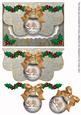 Village Snow Bauble Flap Decoupage Step by Step