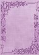 Lilac Jingle Bells Christmas A4 Backing Paper
