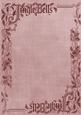 Dusky Pink Jingle Bells Christmas A4 Backing Paper