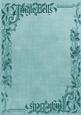Dusky Teal Jingle Bells Christmas A4 Backing Paper