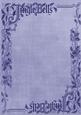 Blue Jingle Bells Christmas A4 Backing Paper