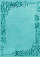 Teal Jingle Bells Christmas A4 Backing Paper
