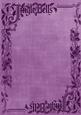 Purple Jingle Bells Christmas A4 Backing Paper