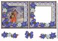 Christmas Couple Poinsettia Reverse Decoupage Step by Step
