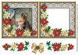 Choirboy Knocking Poinsettia Reverse Decoupage Step by Step