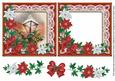 Christmas Lantern Poinsettia Reverse Decoupage Step by Step