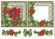 All Green Poinsettia Reverse Decoupage Step by Step