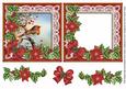 Red Robin Poinsettia Reverse Decoupage Step by Step