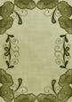 Olive Poppy Linen Swirl Edge A4 Backing Paper