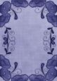 Blue Poppy Linen Swirl Edge A4 Backing Paper
