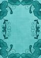 Teal Poppy Linen Swirl Edge A4 Backing Paper