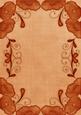 Burnt Orange Poppy Linen Swirl Edge A4 Backing Paper