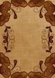 Vintage Tea Poppy Linen Swirl Edge A4 Backing Paper