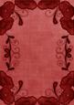 Dark Red Poppy Linen Swirl Edge A4 Backing Paper
