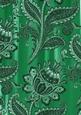 Dark Green Big Floral Painted Wallpaper A4 Backing Paper
