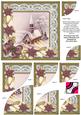 Plum Church Poinsettia 6in Duo Corner Stacker