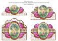 Christmas Pink Lantern Anglaise Scallop Bottom Stacker