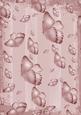 Dusky Pink Butterfly Painted Dolly Stripe A4 Backing Paper