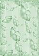 Mint Green Butterfly Painted Dolly Stripe A4 Backing Paper