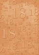 Burnt Orange Linen 18 Birthday A4 Backing Paper