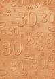 Burnt Orange Linen 30 Birthday A4 Backing Paper