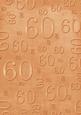 Burnt Orange Linen 60 Birthday A4 Backing Paper