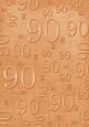 Burnt Orange Linen 90 Birthday A4 Backing Paper