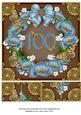 Teal Chocolate Poppy 100 Ring 8in Picture Sheet