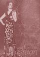 Dusky Pink Fashion Lady A4 Backing Paper