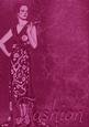 Cerise Fashion Lady A4 Backing Paper