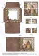 Church Window Poinsettia Card Envelope Quad Stacker Aio