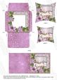 Pretty Snowscene Lilac Card Envelope Pointy Stacker Aio