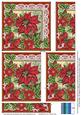 Just Red Poinsettia 5in One Side Stacker