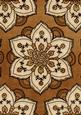 Vintage Tea Large Mosaic Flower Linen A4 Backing Paper