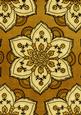 Gold Large Mosaic Flower Linen A4 Backing Paper