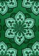 Dark Green Large Mosaic Flower Linen A4 Backing Paper