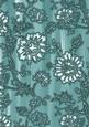 Dusky Teal Painted Mini Floral Wallpaper A4 Backing Paper