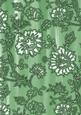 Mid Green Painted Mini Floral Wallpaper A4 Backing Paper