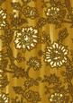 Gold Painted Mini Floral Wallpaper A4 Backing Paper