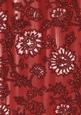 Dark Red Painted Mini Floral Wallpaper A4 Backing Paper
