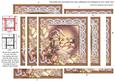 Snowy Village Poinsettia 5in Spiral Edge Stacker