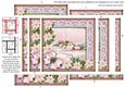 Pink Snow Church Poinsettia 5in Spiral Edge Stacker