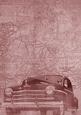 Dusky Pink Vintage Car the Second A4 Backing Paper
