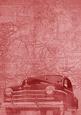 Red Vintage Car the Second A4 Backing Paper