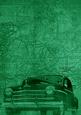 Dark Green Vintage Car the Second A4 Backing Paper