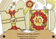 Red Lemon 40 Poppy 3D Scallop Wrap Card Kit