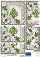 Elegant Tree Ice Poinsettia 5in Zig Zag Bottom Stacker