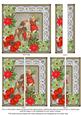 Feeding Reindeer Poinsettia 5in Side Stacker